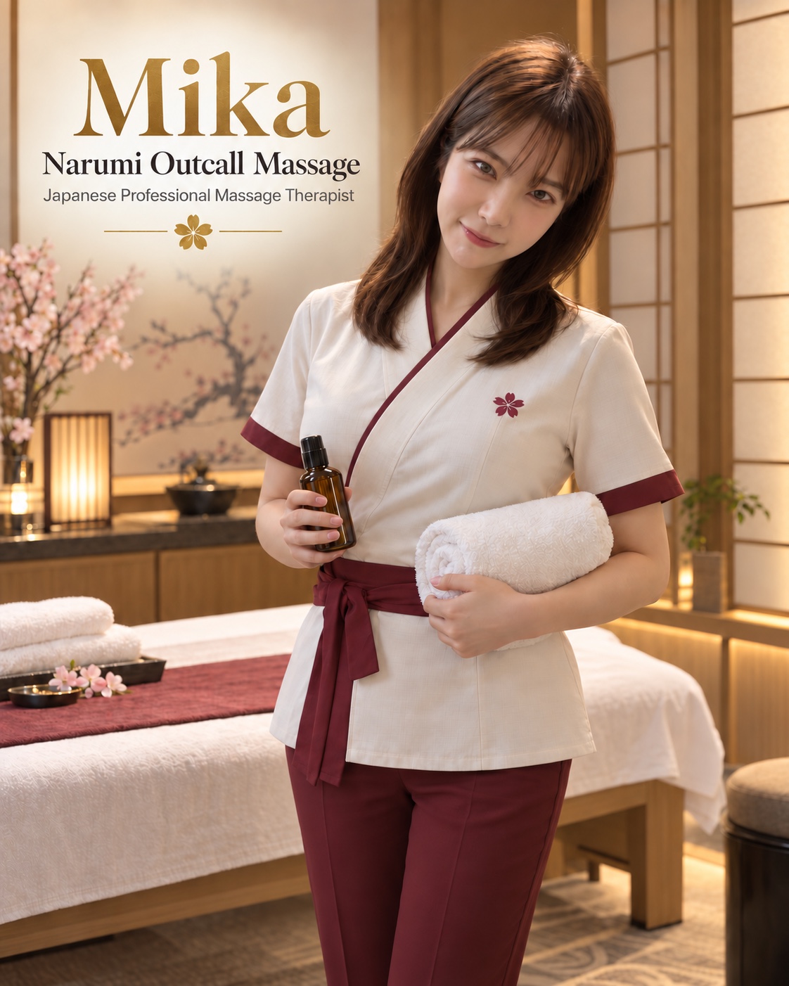 Mika, Narumi outcall massage therapist